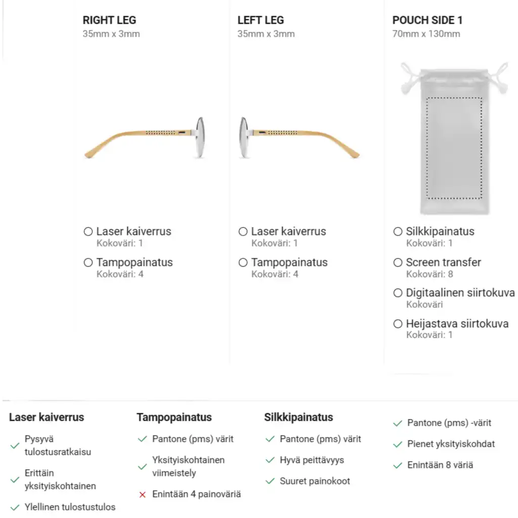 Honimor mainos aurinkinkolasit - ULKOILU JA VAPAA-AIKA