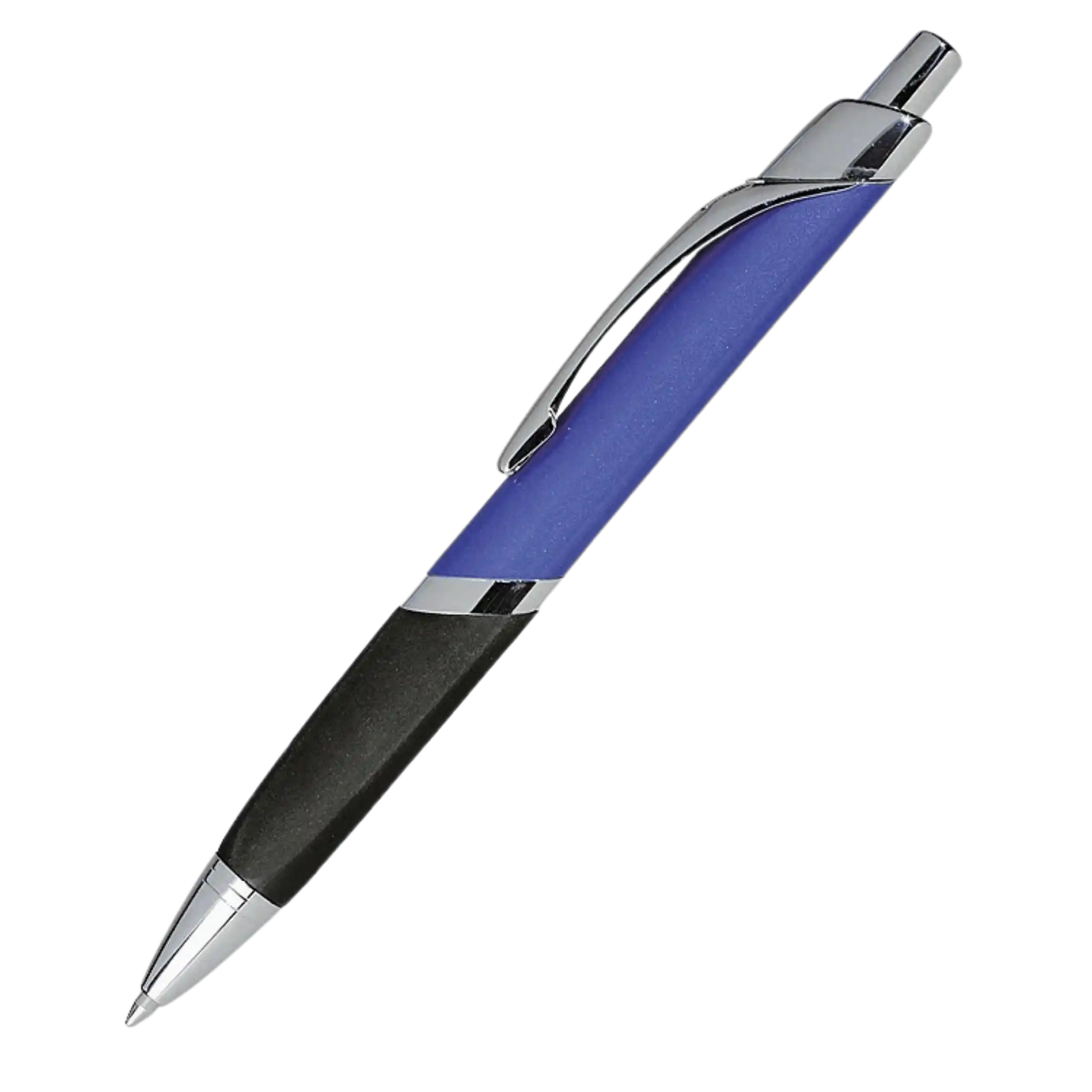 Bermuda metallinen mainoskynä omalla logolla – sininen metallic