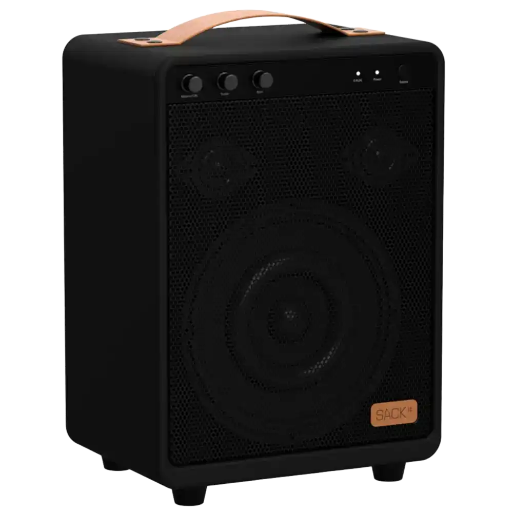 SACKit Boom 150 design-kaiutin viistosta, sopii premium-liikelahjaksi