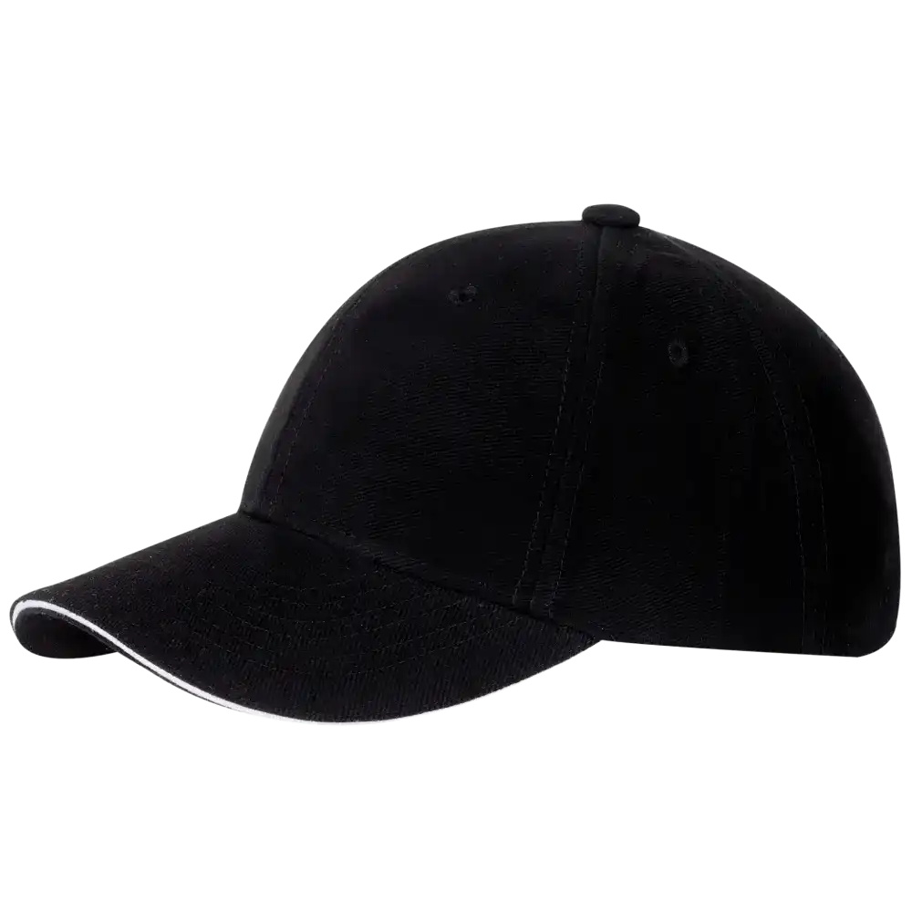 Classic Sandwich lippis omalla logolla, väri Musta