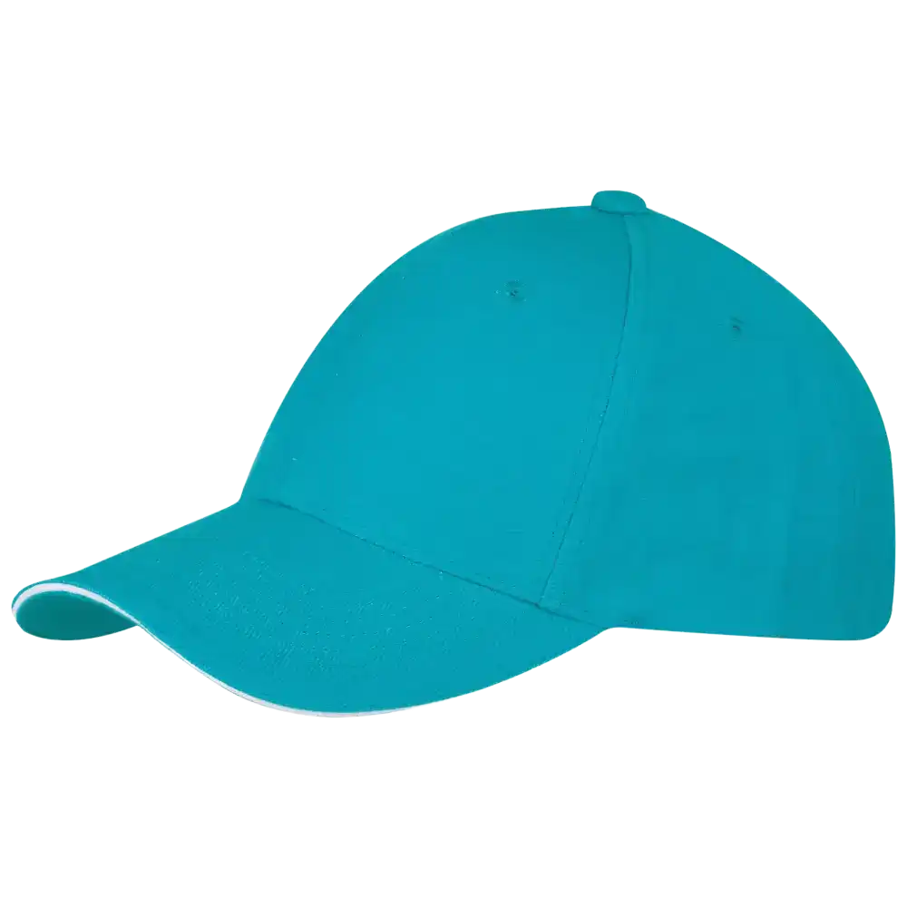 Classic Sandwich lippis omalla logolla, väri Turkoosi