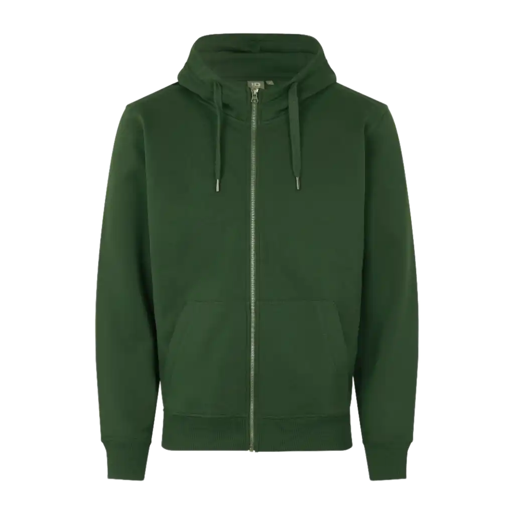 ID CORE HUPPARI omalla logolla 0638-Bottle green-ZigiZagi