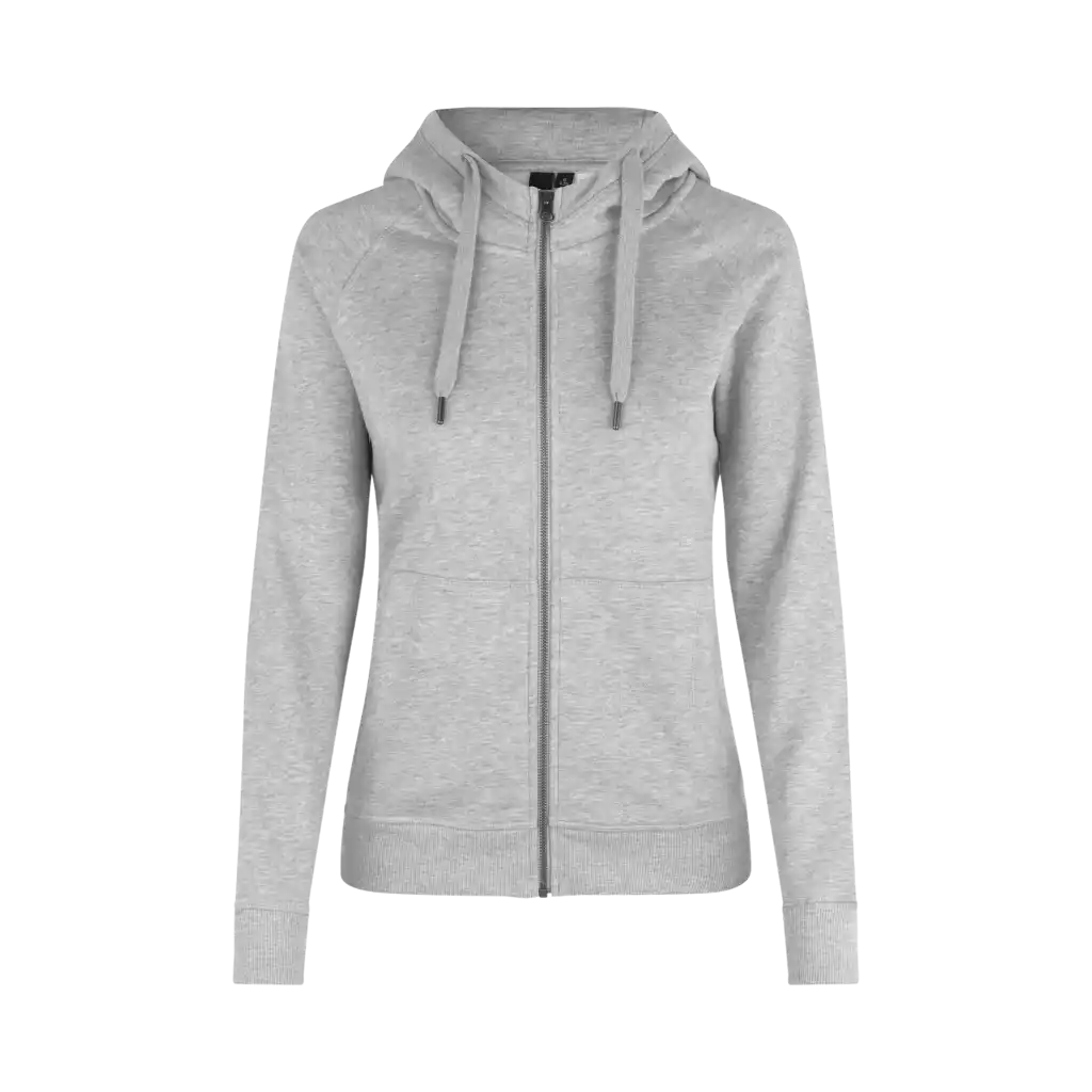 ID CORE 0639 - Huppari omalla logolla melange harmaa - ZigiZagi