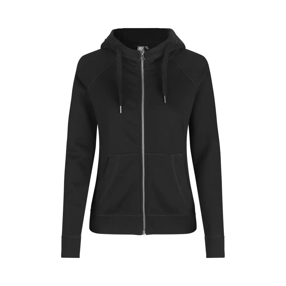 ID CORE 0639 Huppari omalla logolla - Musta - ZigiZagi