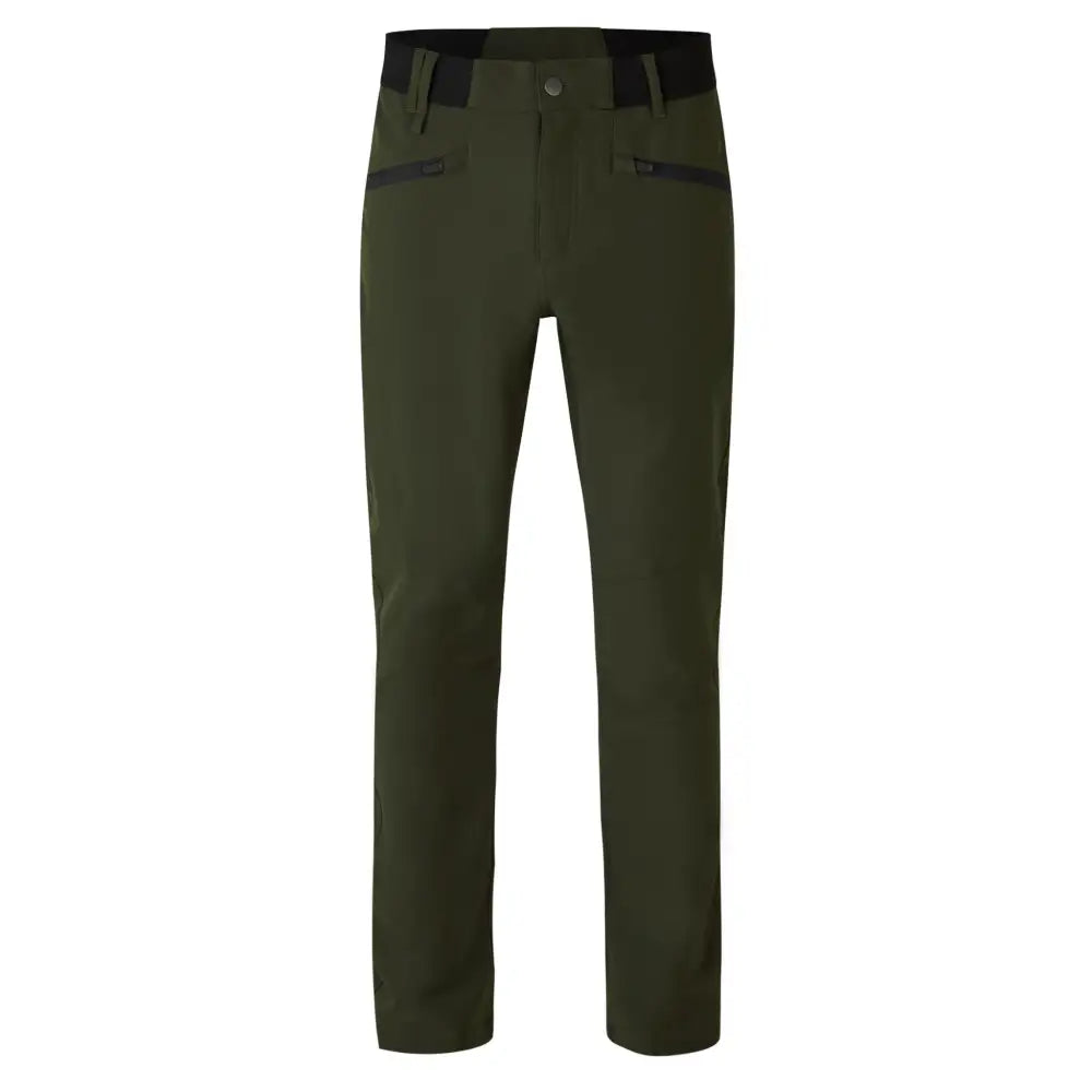 CORE stretch housut-Olive-ZigiZagi