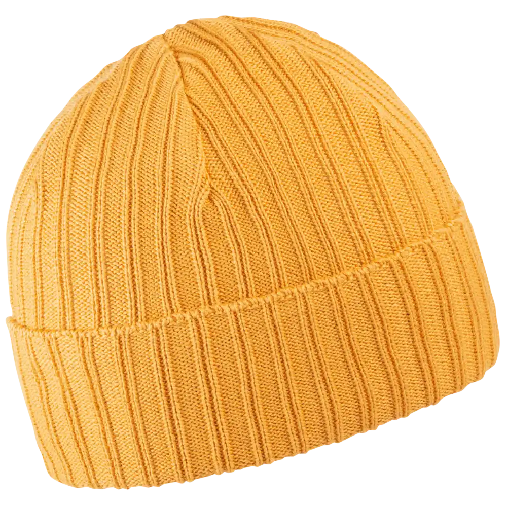 Cotton Band - 100% puuvillapipo mustard - Pipo omalla logolla. Zigi Zagi Oy