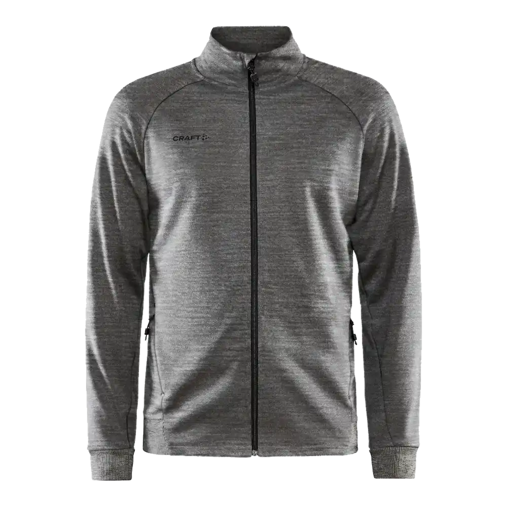 Takki omalla painatuksella - CRAFT UNIFY JACKET Dark Grey Melange -ZigiZagi