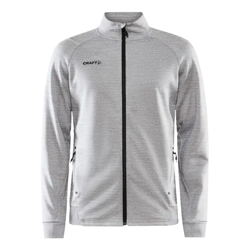 Takki omalla painatuksella - CRAFT UNIFY JACKET Grey Melange -ZigiZagi