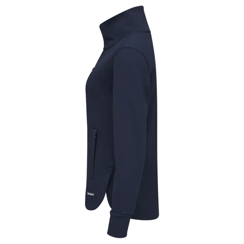 Huppari omalla logolla - Cardigan tummansininen - Vasen sivu - Naiset - ZigiZagi