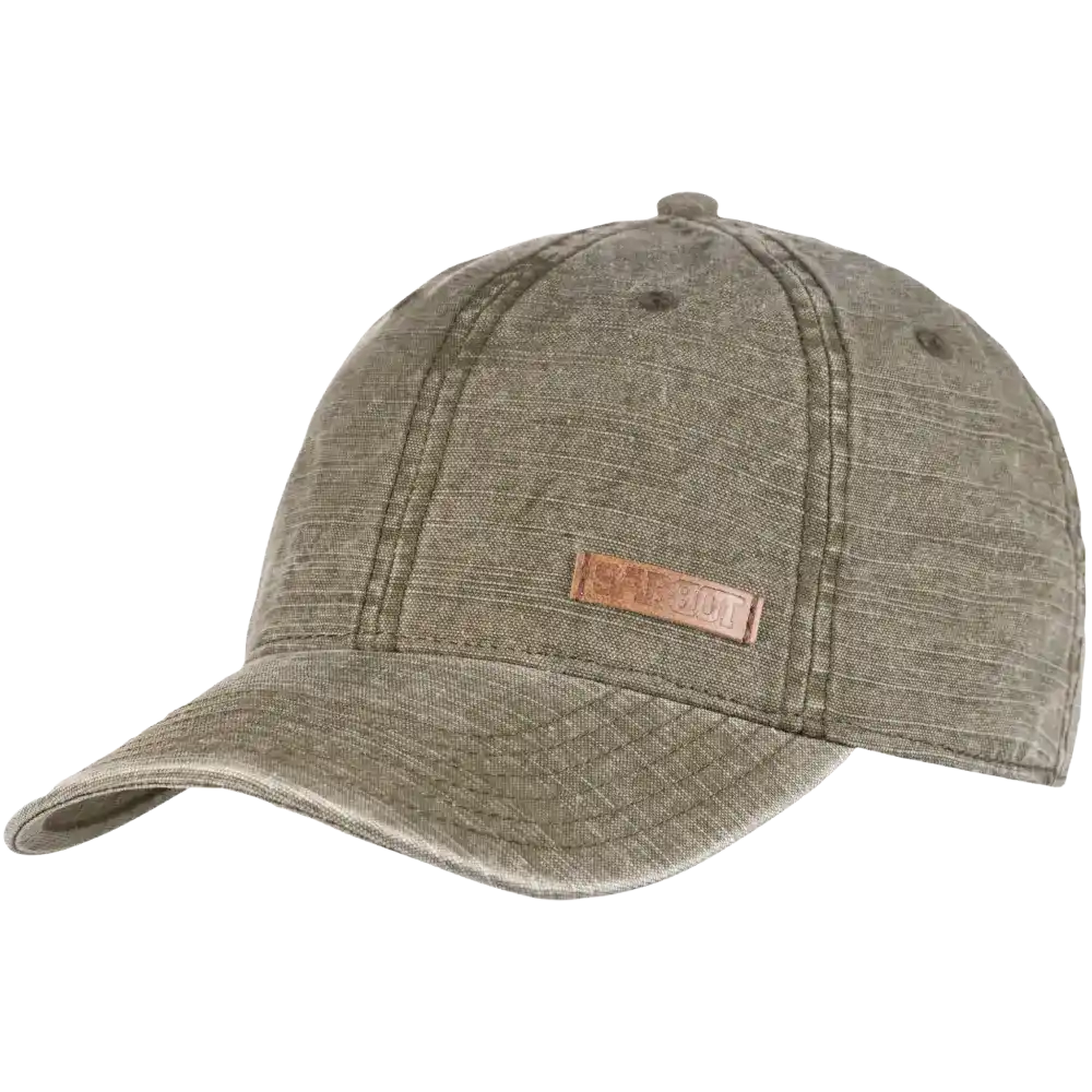 VINTAGE "DAD CAP" omalla logolla. Logo toteutettu nahkamerkillä