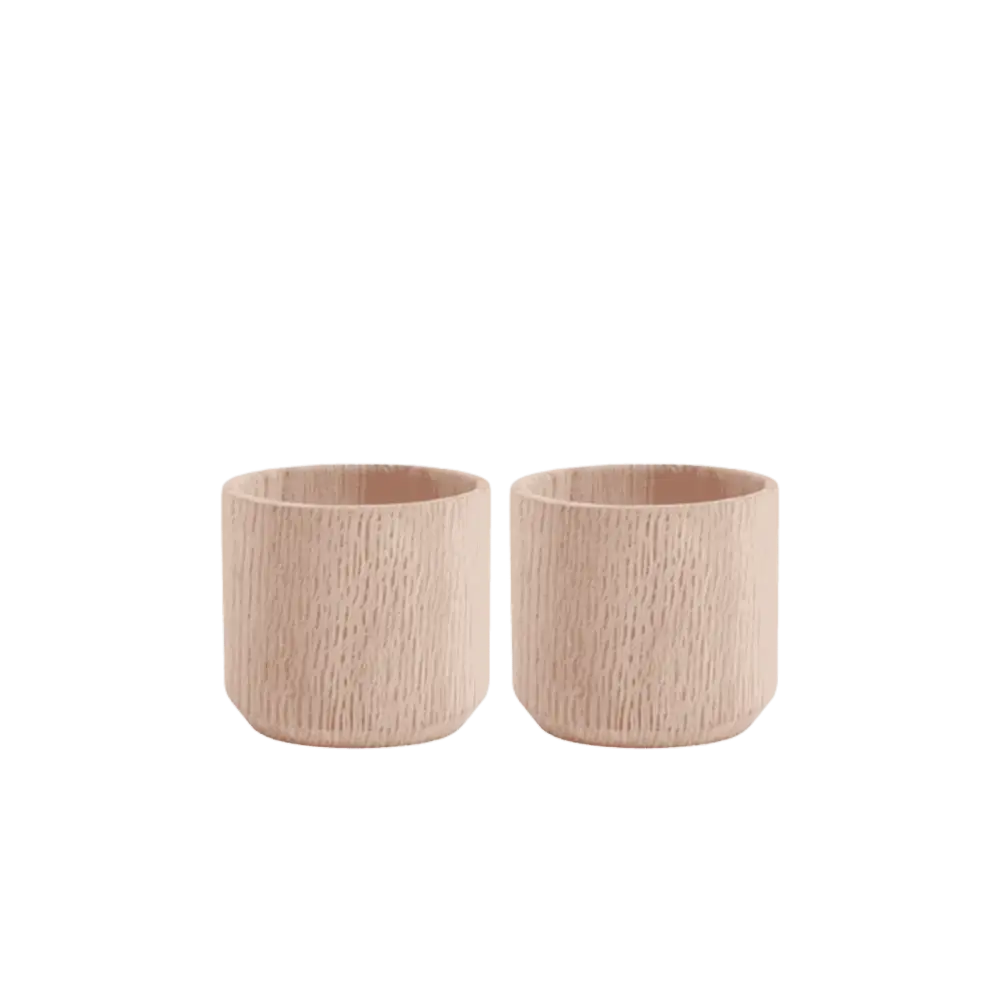 Ekta Living Egg Me tammiset munakupit (2kpl), luonnonvärinen – tyylikäs yrityslahja