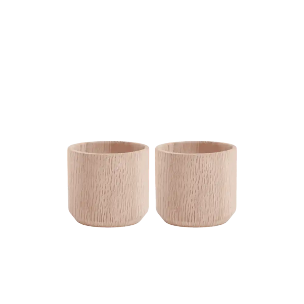 Ekta Living Egg Me tammiset munakupit (2kpl), luonnonvärinen – tyylikäs yrityslahja