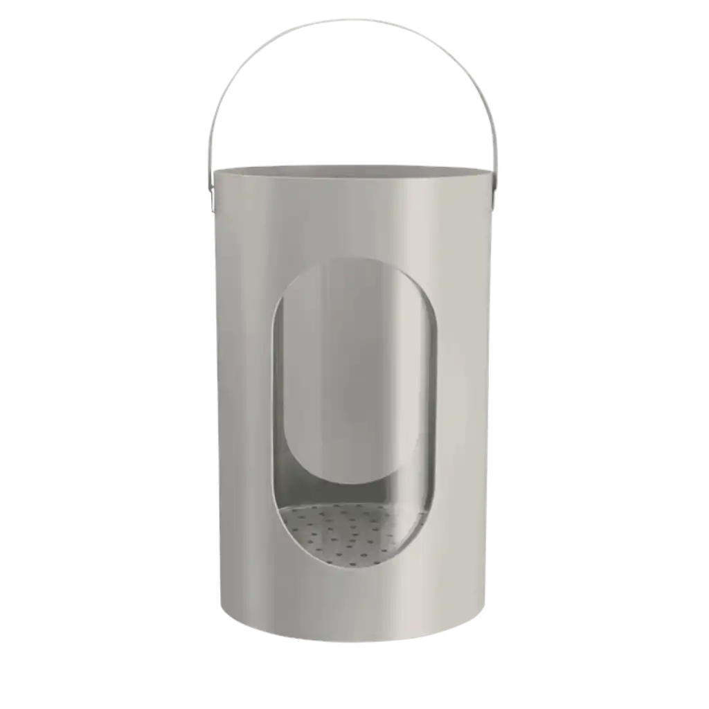 Harmaa Ekta Living Light House -lyhty (Iso) kynttilälle tai kasveille – premium-joululahja