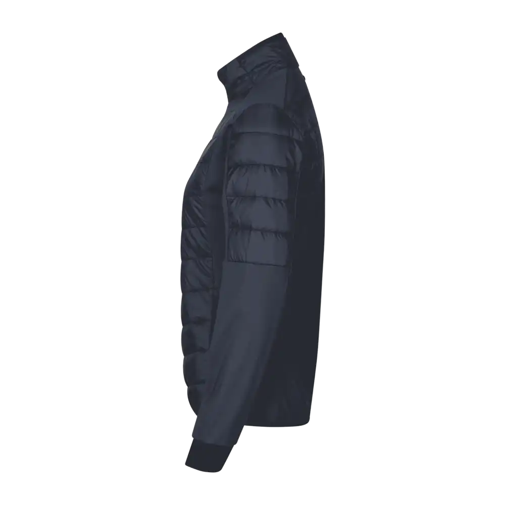 Navy GEYSER Hybrid Jacket naisille omalla logolla â sivukuva (G11032)