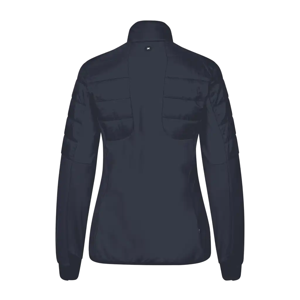 Navy GEYSER Hybrid Jacket naisille omalla logolla – takaa (G11032)