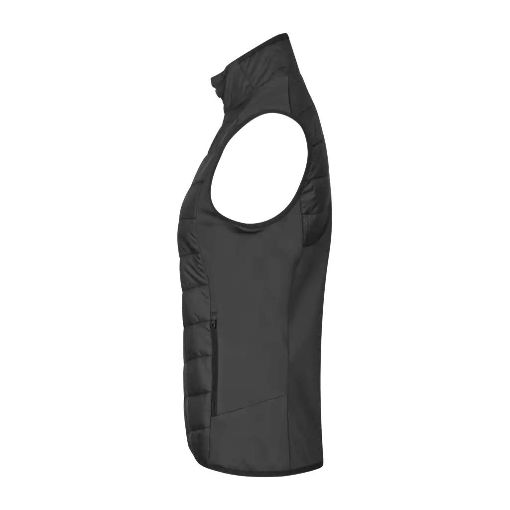 Musta GEYSER Hybrid Vest G11033 liivi omalla logolla – sivukuva