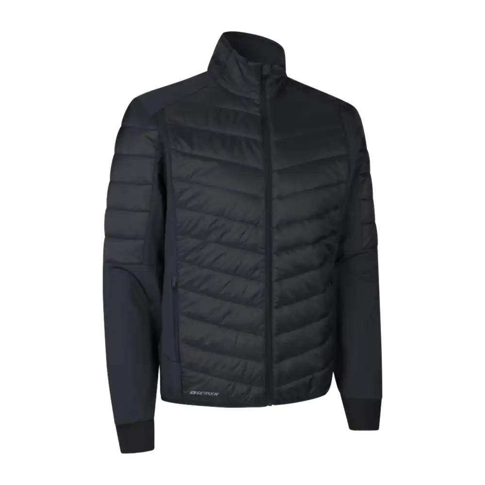 Takki omalla logolla - ID - GEYSER HYBRID Black - ZigiZagi