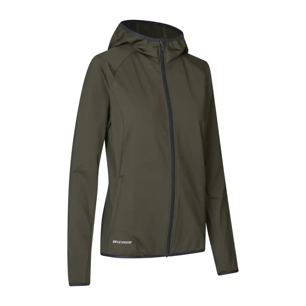 Takki firman logolla - ID - GEYSER STRETCH HUPPARI W Olive - ZigiZagi