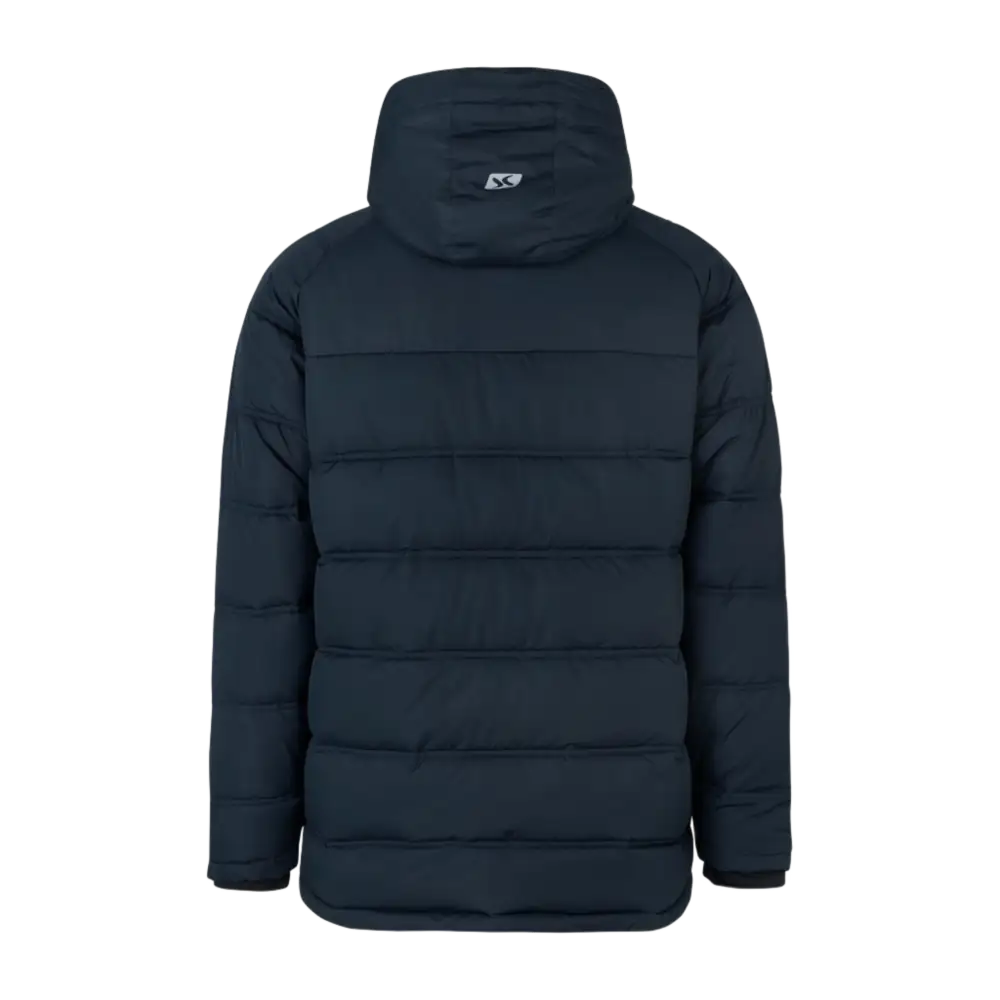 Navy GEYSER Winter Jacket omalla logolla – takaa
