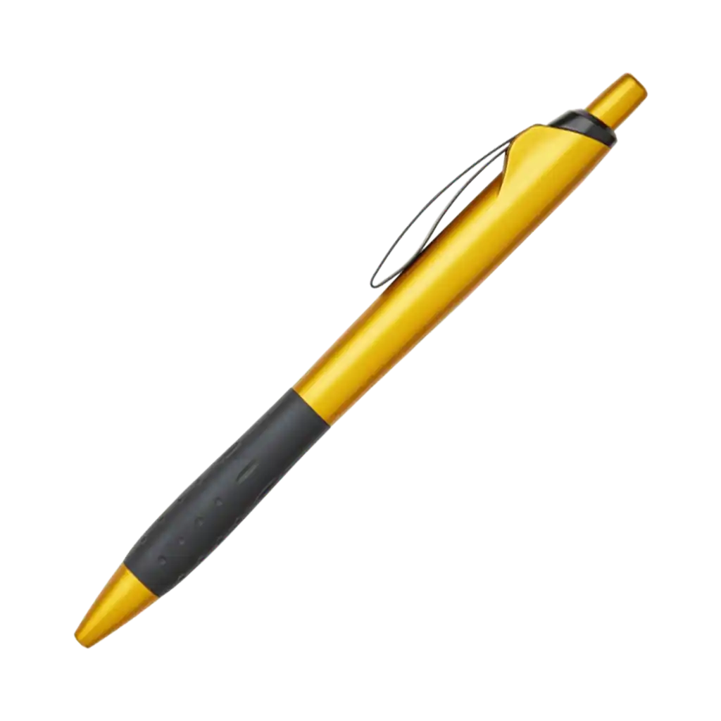 Hercules-mainoskynä omalla logolla – keltainen