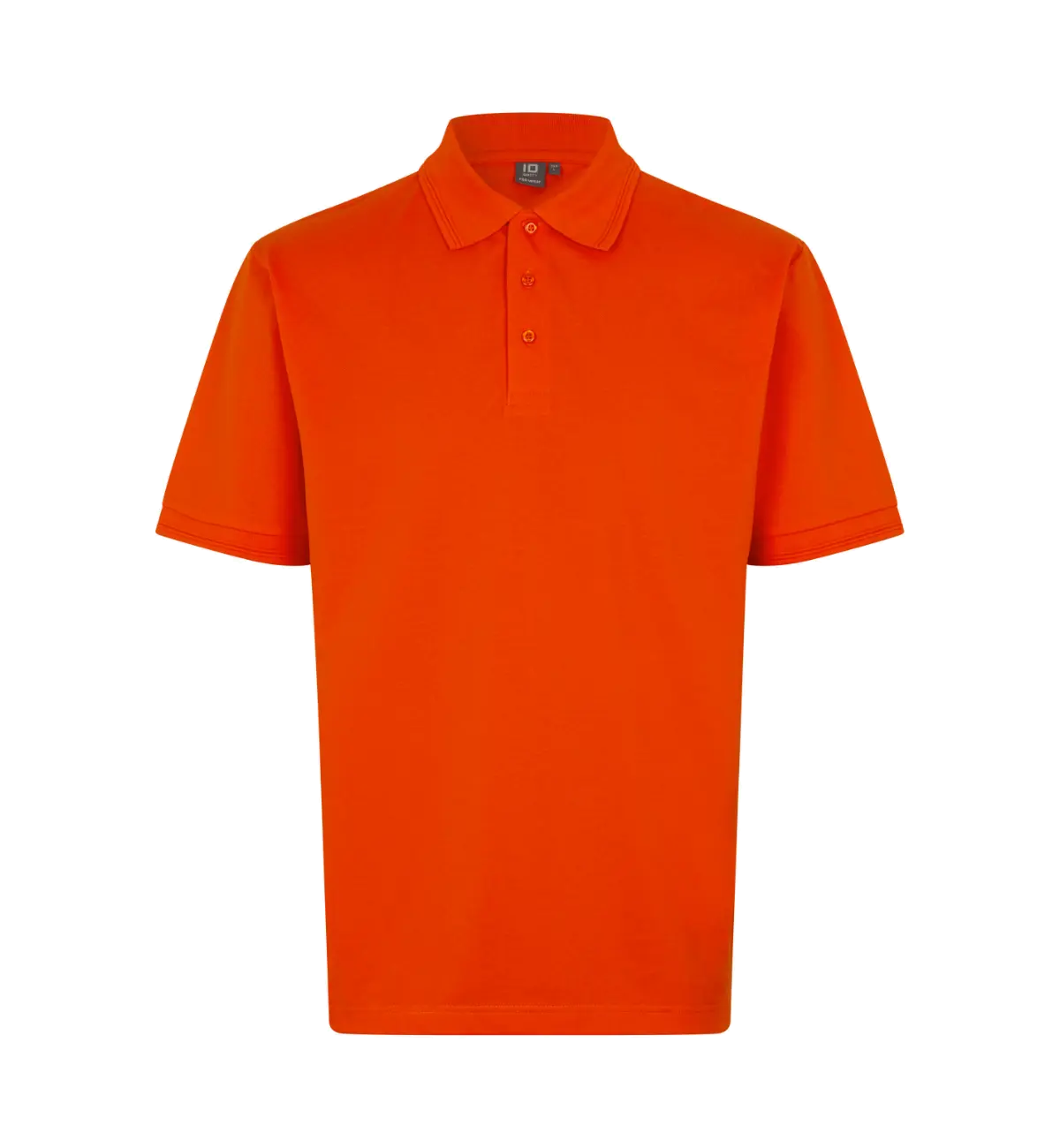 ID PRO Wear 0324 miesten taskuton pikeepaita, oranssi, edestä