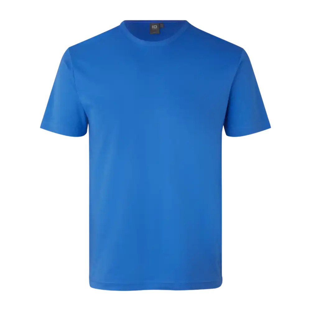 Azure Interlock T-paita ID® 0517 – kirkas sininen t-paita yrityksen logolla