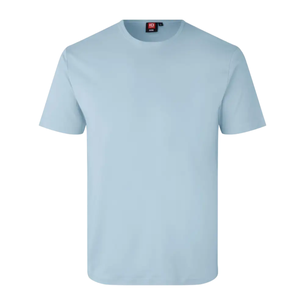 Interlock T-paita-Light blue-ZigiZagi
