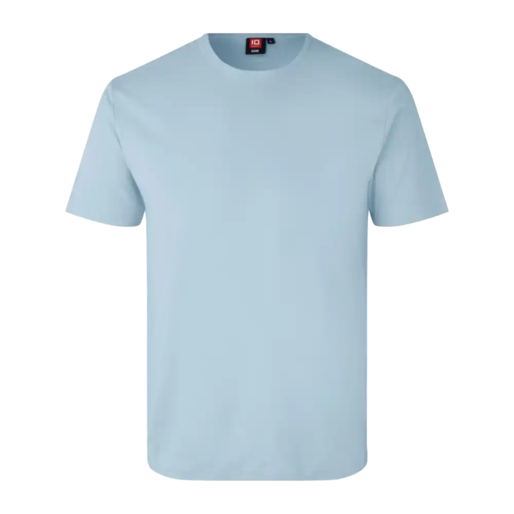 Vaaleansininen Interlock T-paita ID® 0517 – kevyt vaaleansininen t-paita logolla
