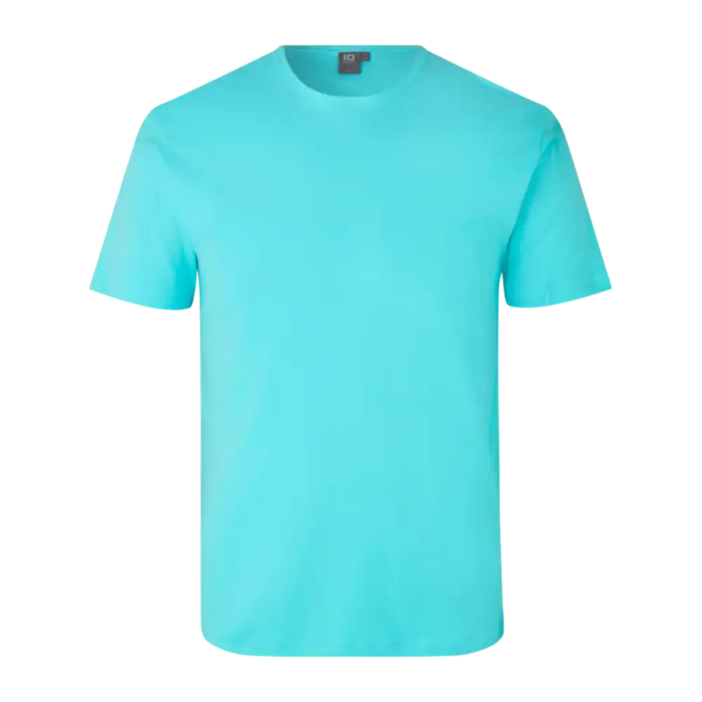 Minttu Interlock T-paita ID® 0517 – mintunvihreä pehmeä t-paita logopainatuksella