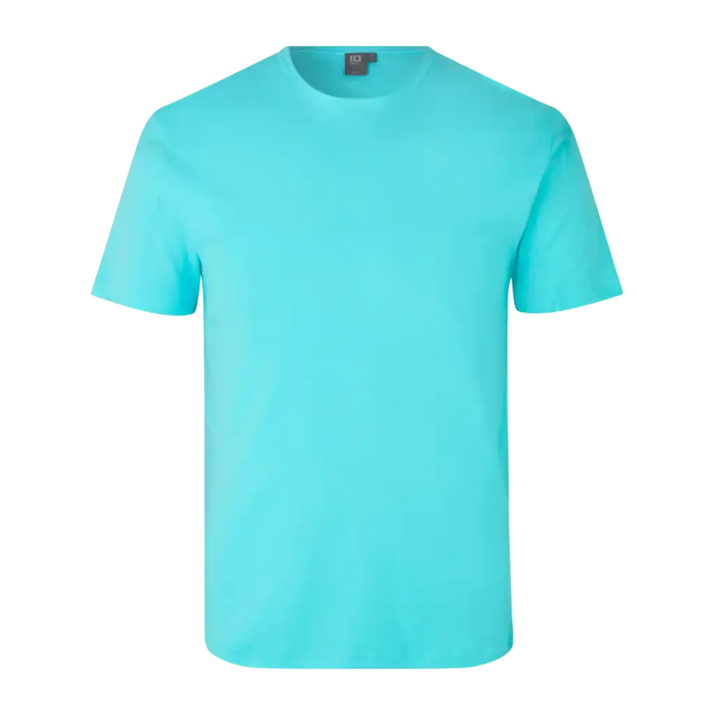 Minttu Interlock T-paita ID® 0517 – mintunvihreä pehmeä t-paita logopainatuksella