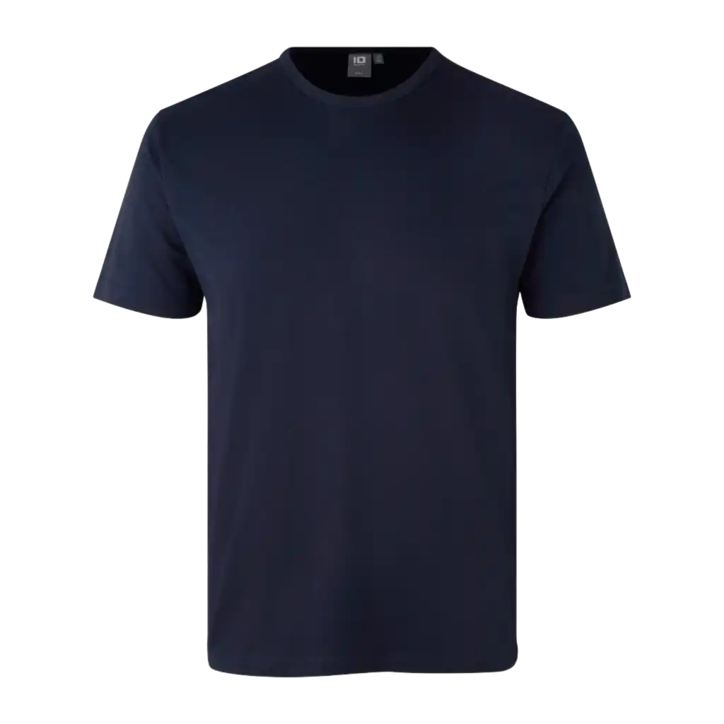 Navy Interlock T-paita ID® 0517 – tummansininen laadukas t-paita omalla logolla