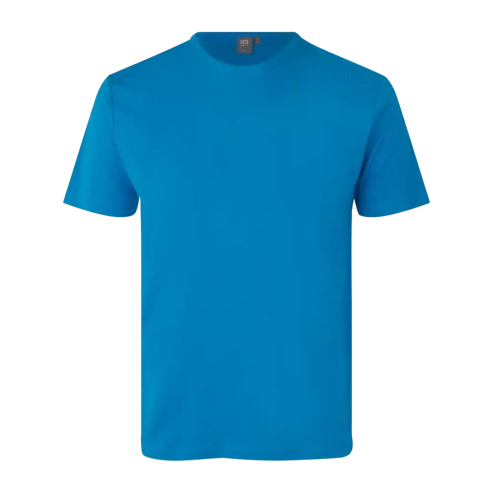 Turkoosi Interlock T-paita ID® 0517 – turkoosi miesten t-paita omalla painatuksella