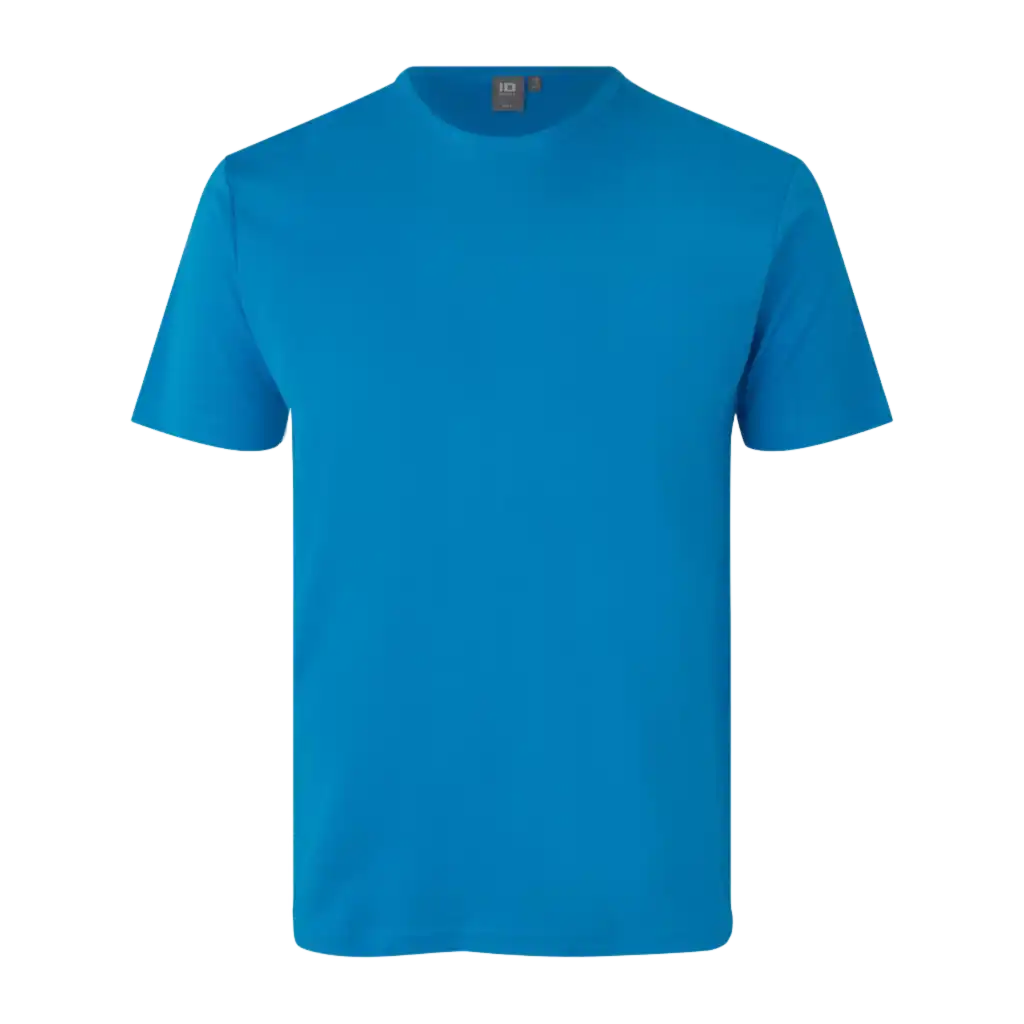 Turkoosi Interlock T-paita ID® 0517 – turkoosi miesten t-paita omalla painatuksella