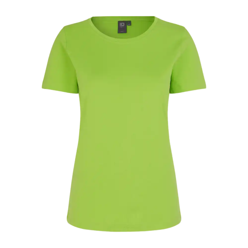 Lime naisten Interlock T-paita ID® 0508 – raikas ja kestävä t-paita painettuna logolla