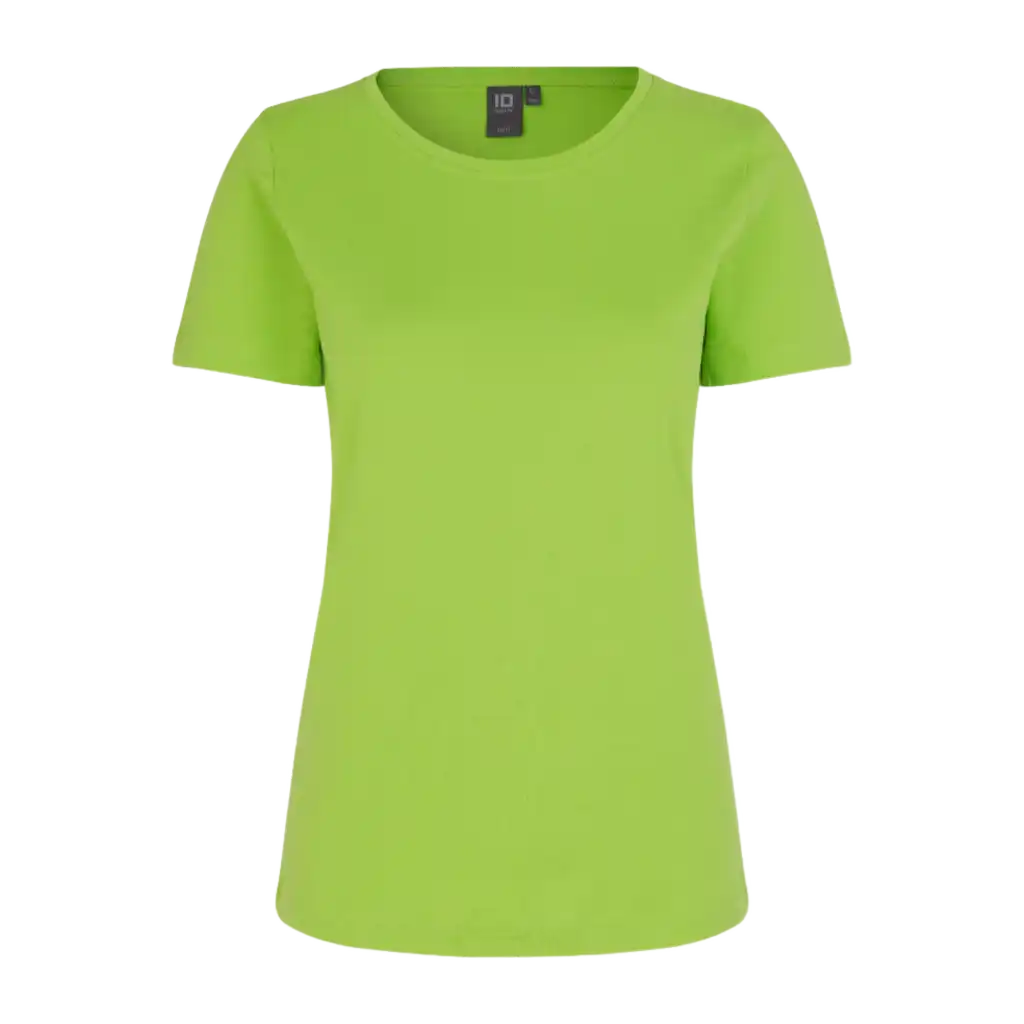 Lime naisten Interlock T-paita ID® 0508 – raikas ja kestävä t-paita painettuna logolla