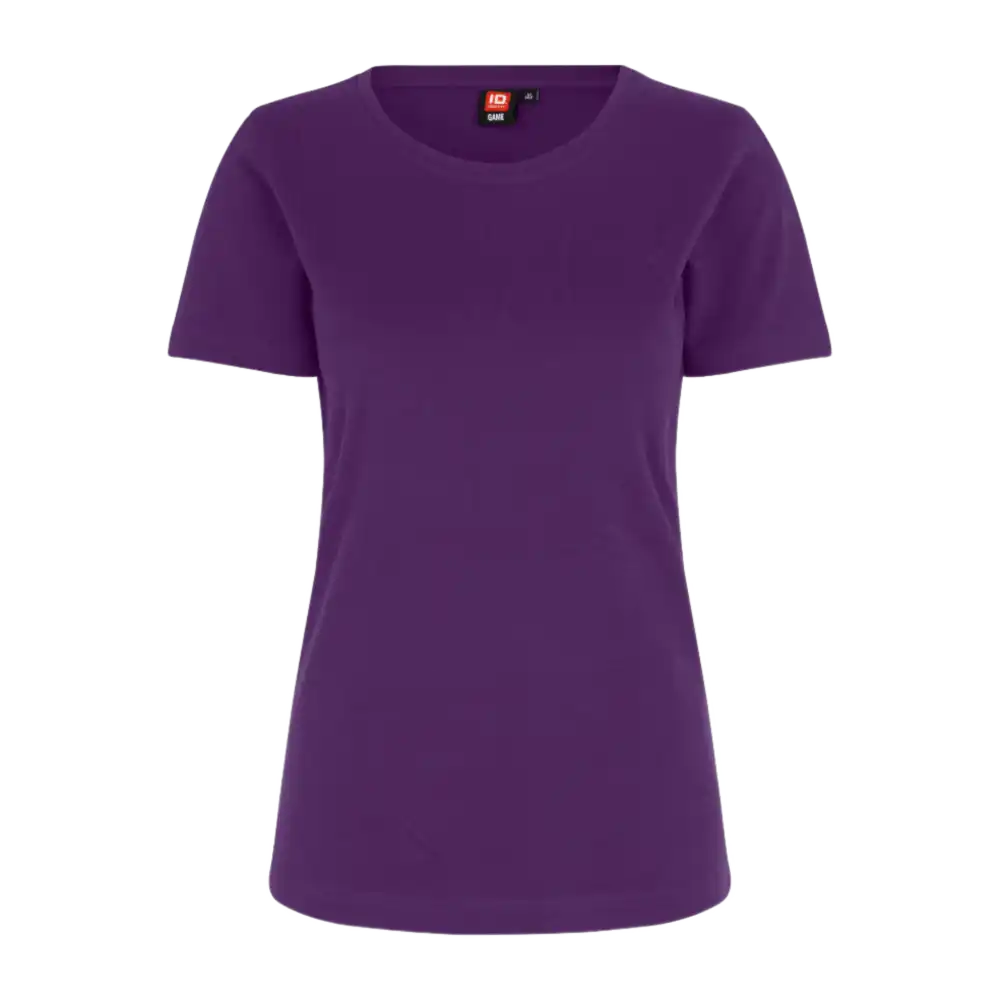 Purple naisten Interlock T-paita ID® 0508 – laadukas ja mukava t-paita painatuksella yrityskäyttöön