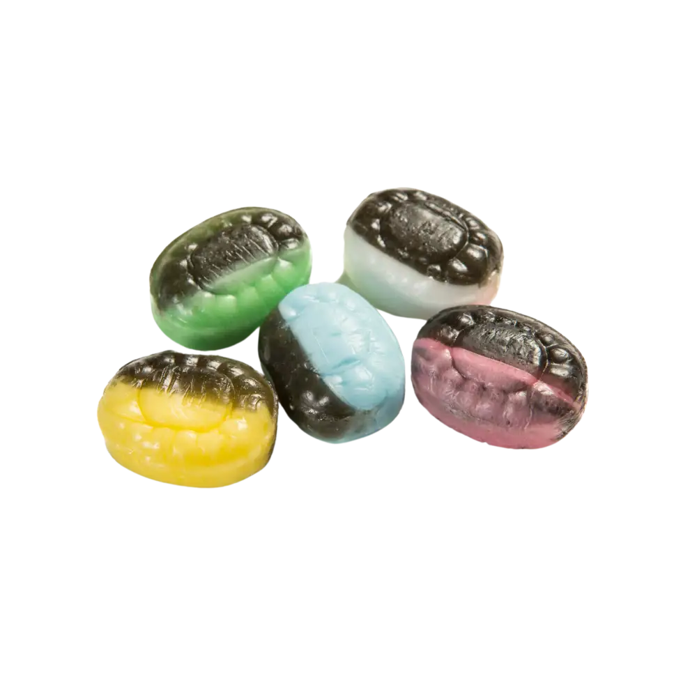 Käärekarkki omalla logolla-POWDER PACKED LIQUORICE & FRUIT MIX-ZigiZagi