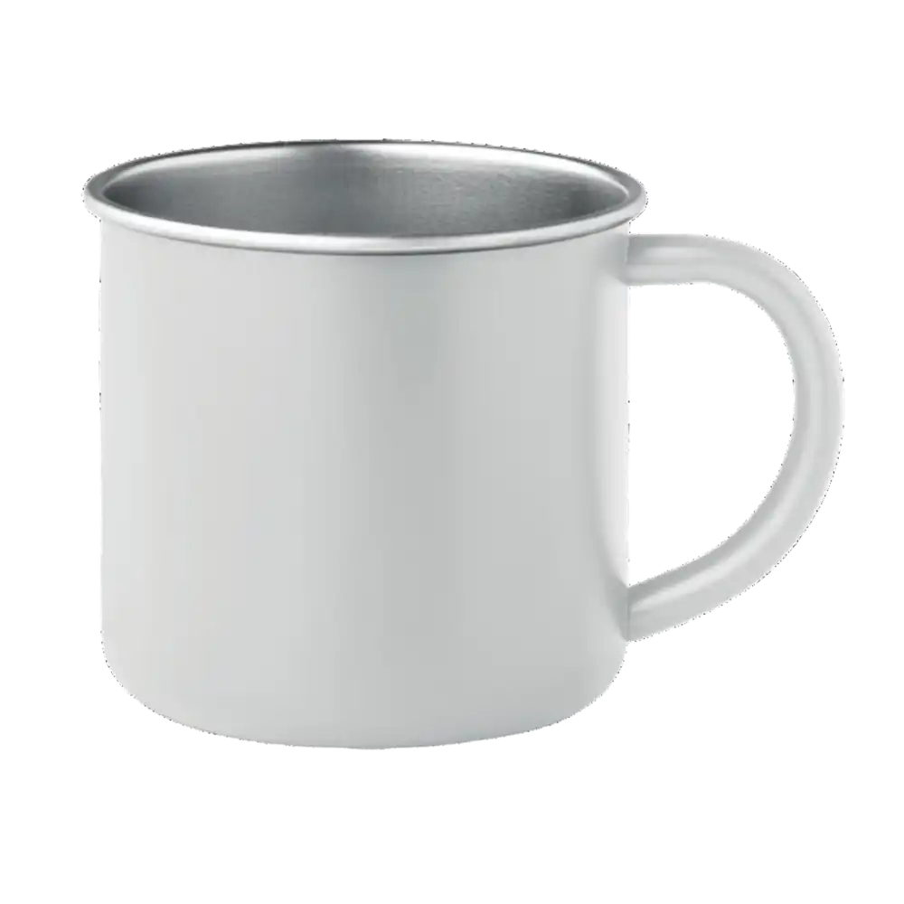 Muki kierrätetystä ruostumattomasta teräksestä alk. 4.95€ - White - KOTI JA HYVINVOINTI