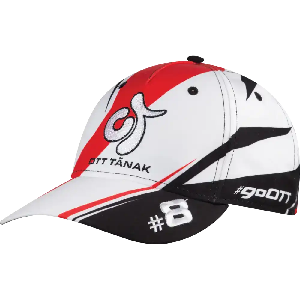 Kustomoitu harjattu puuvillalippis printillä ja brodeerauksella