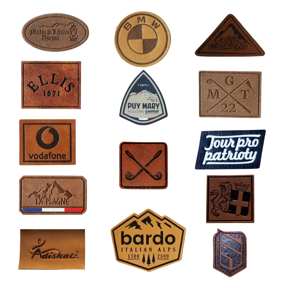 SUUNNITTELE OMA LIPPIS -Kustomoitu nahkamerkki-ZigiZagi