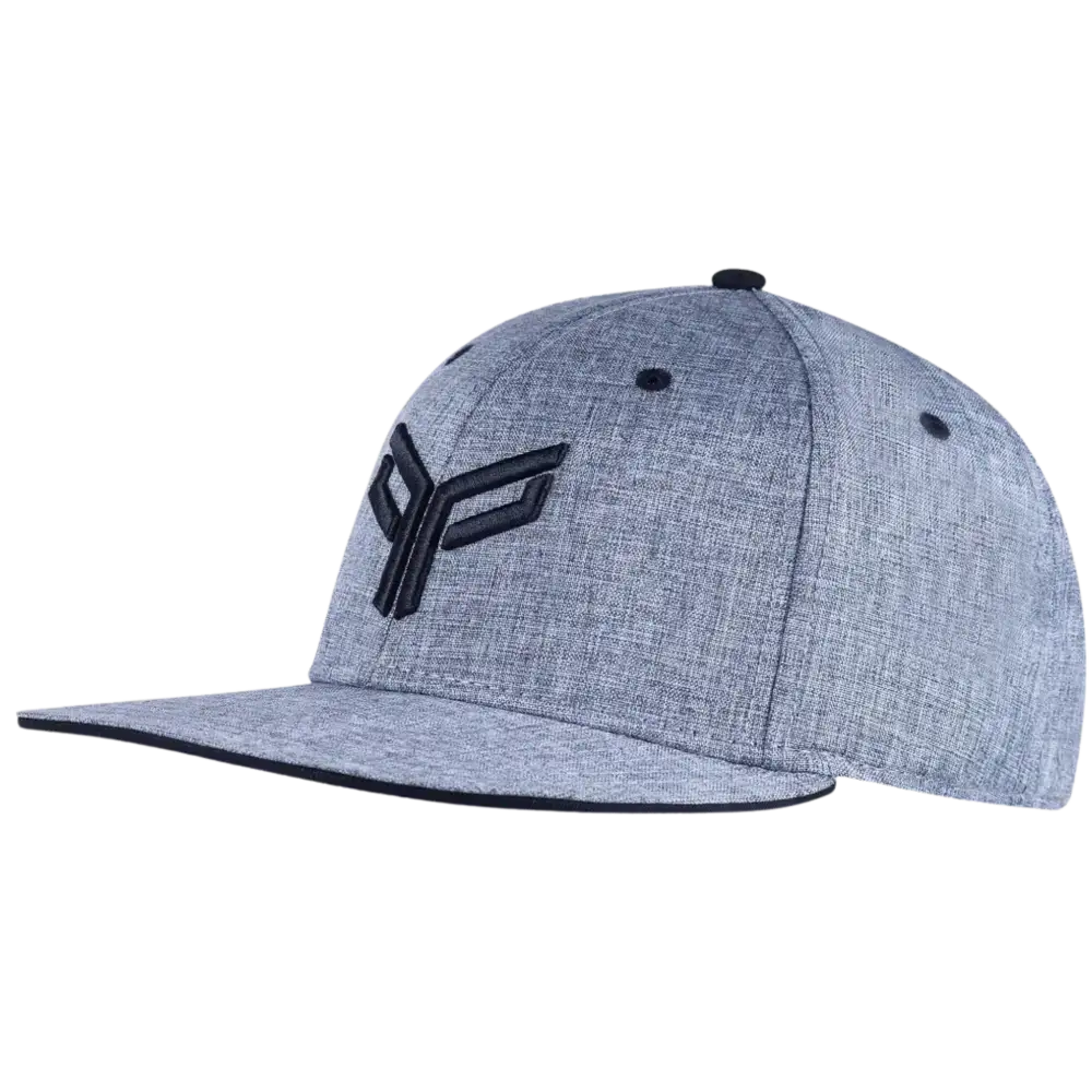 Kustomoitu lippis Snapback Melange + 3D Brodeerattu logo -ZigiZagi