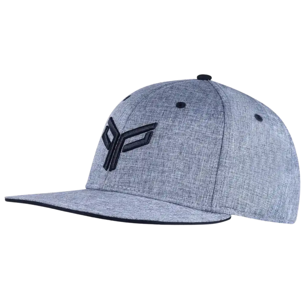 Kustomoitu lippis Snapback Melange + 3D Brodeerattu logo -ZigiZagi