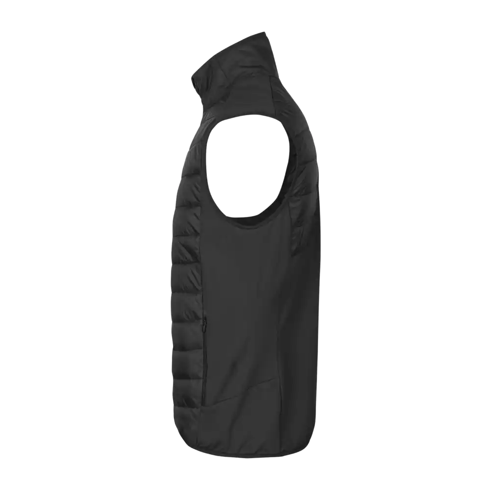 Musta GEYSER liivi ID® G21033 sivukuva – laadukas yritysliivi omalla logolla