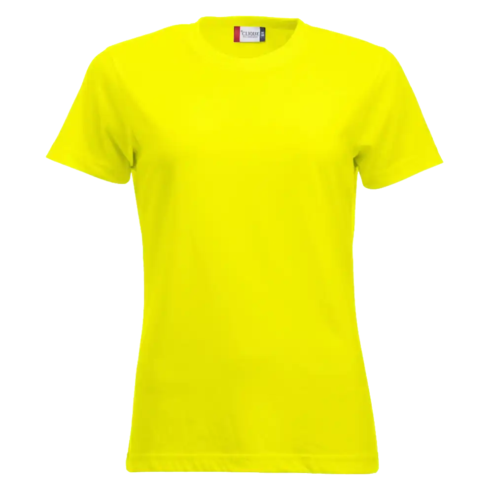 Huomiokeltainen Clique New Classic-T Women – näkyvä työ- ja tapahtumapaita omalla logolla