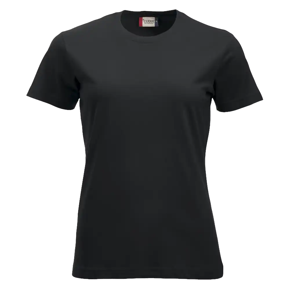 Musta Clique New Classic-T Women – klassinen ja monikäyttöinen naisten t-paita omalla logolla