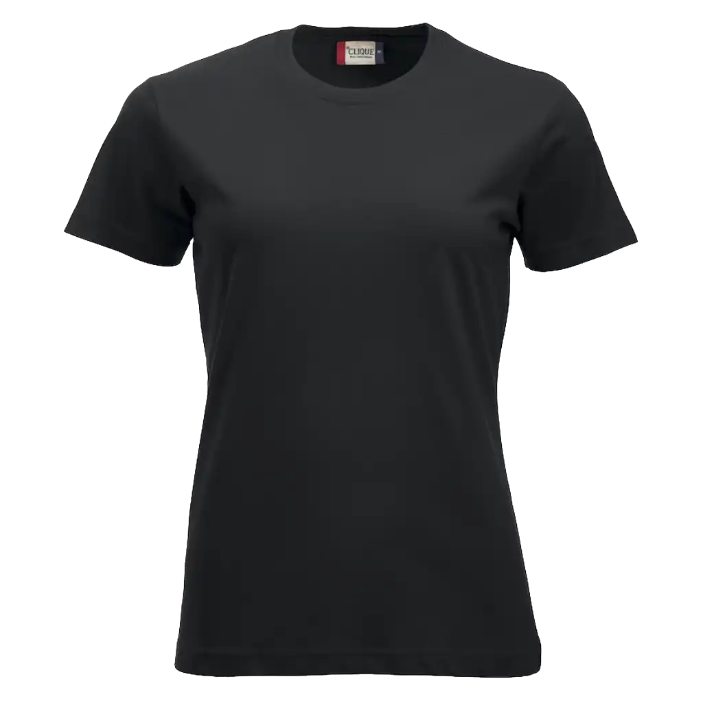 Musta Clique New Classic-T Women – klassinen ja monikäyttöinen naisten t-paita omalla logolla