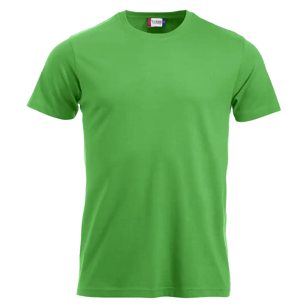 Omenanvihreä Clique New Classic-T – raikas mainospaita yrityksen logolla