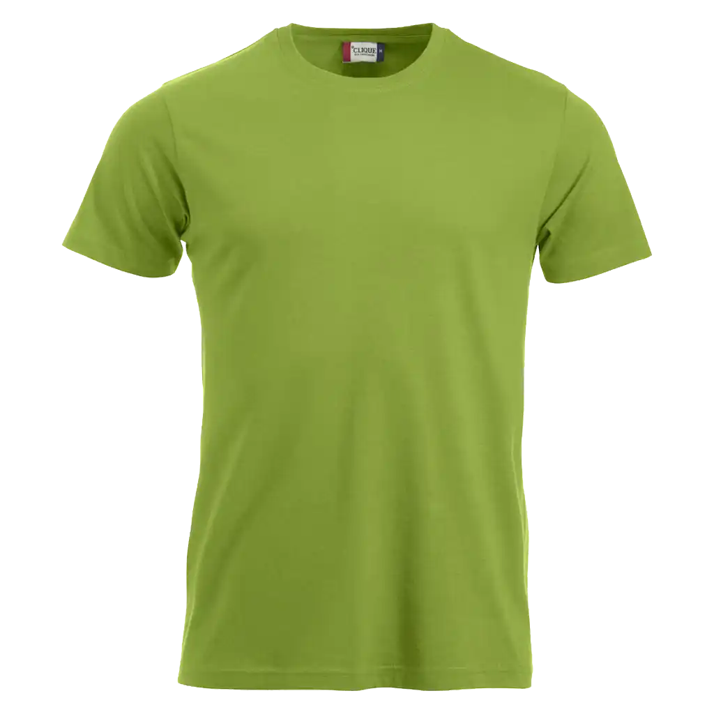 Omenanvihreä Clique New Classic-T – raikas mainospaita yrityksen logolla