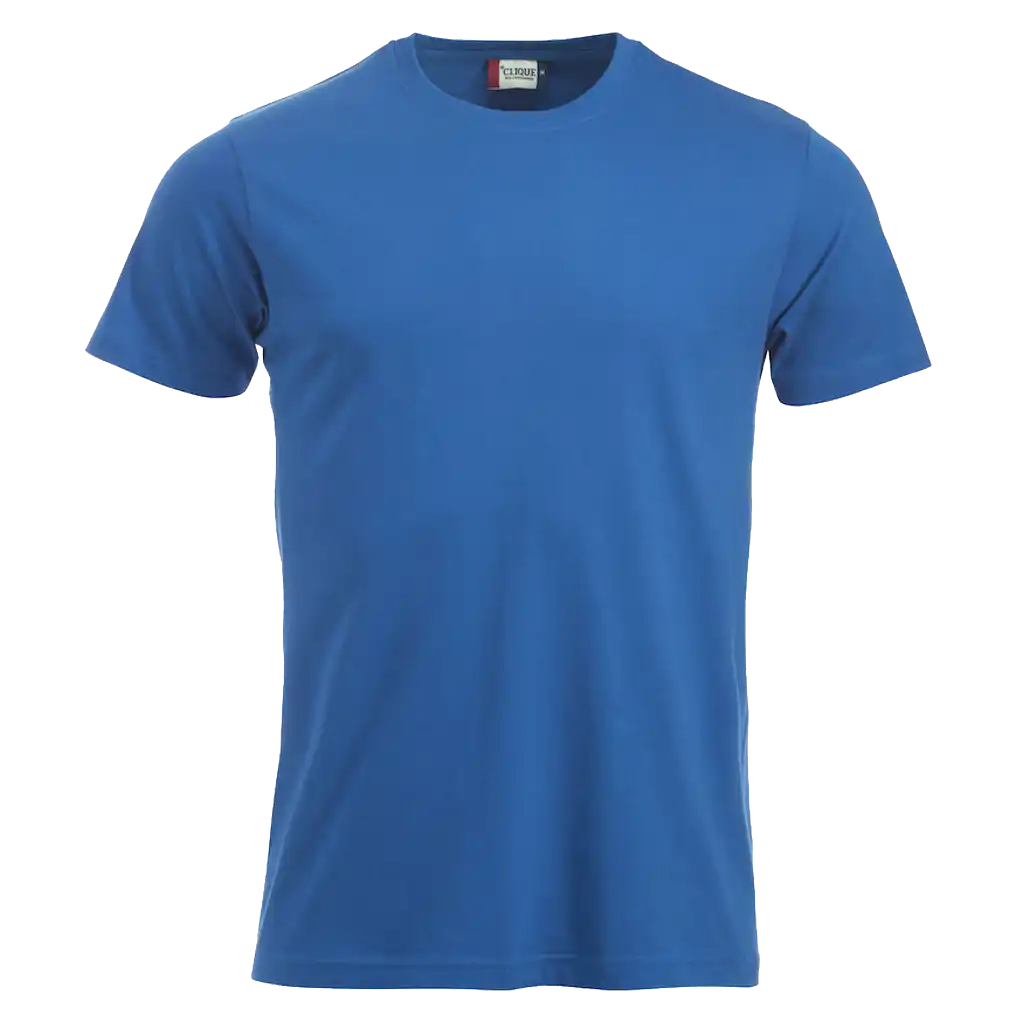 Keskisininen Clique New Classic-T – perinteinen t-paita omalla logolla