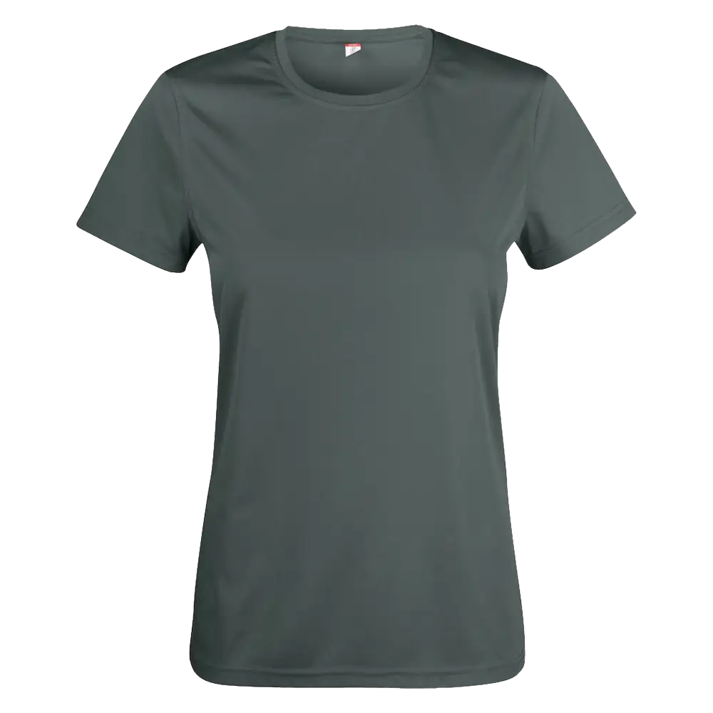 Lyijy Clique Basic Active-T Women 029039 – moderni tekninen t-paita naisille logopainatuksella